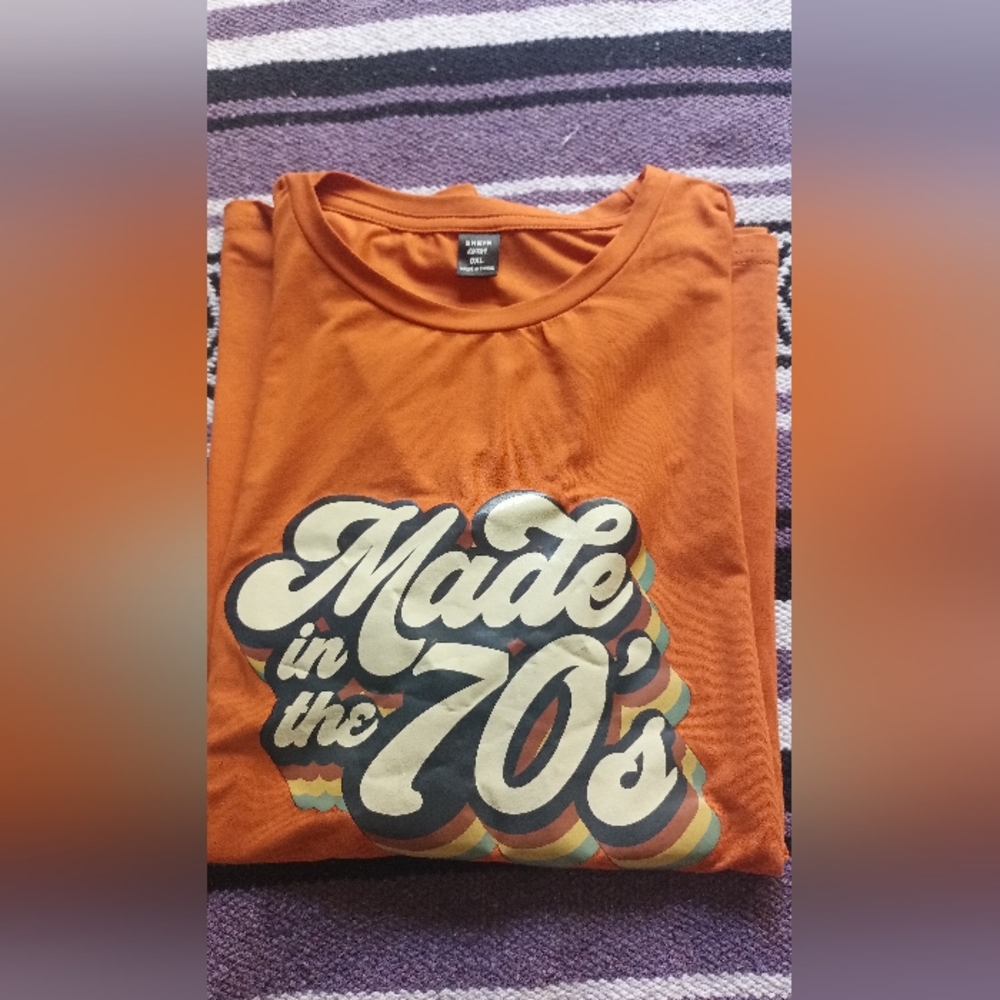 Orange Made in the 70s Size 0XL